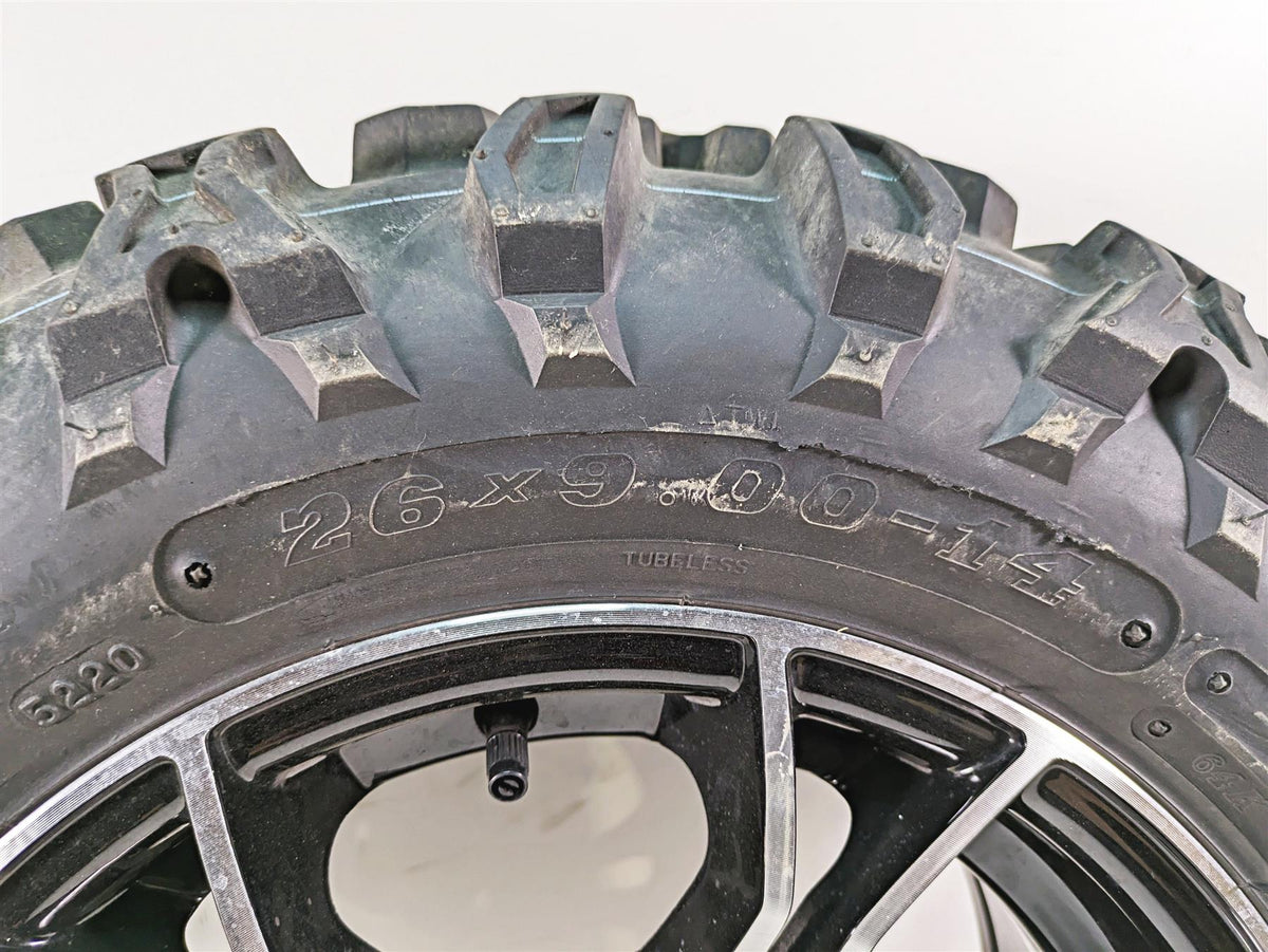 2021 CFMoto Zforce 500 Trail Left Front Wheel Abuzz CST 26x9-14 Tire 9SW0-070100 {{ shop.shopifyCountryName }} - Mototech271