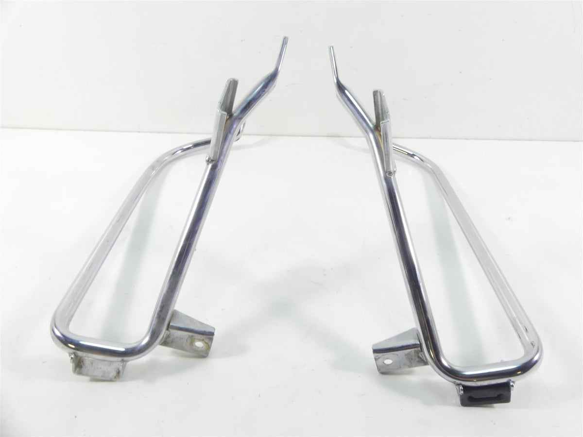 2010 Harley Touring FLHX Street Glide Saddlebag Chrome Rack Mount Set 49207-09 {{ shop.shopifyCountryName }} - Mototech271