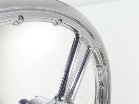 2004 Harley Softail FXSTD SE CVO Deuce Front Chrome Wheel Rim 21x2.15 44624-03 {{ shop.shopifyCountryName }} - Mototech271