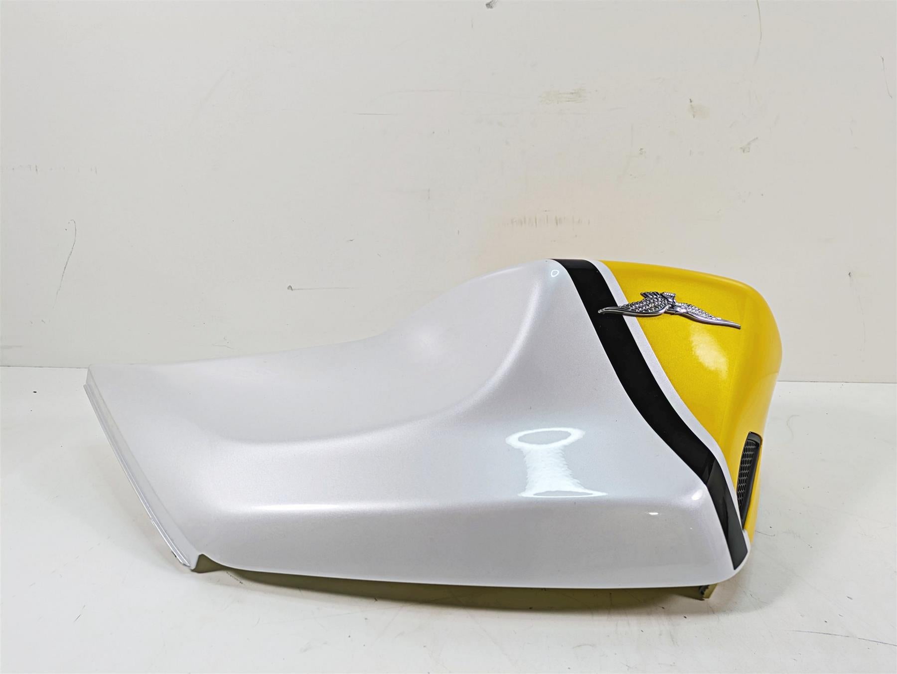 2020 Moto Guzzi V85 TT Adventure Left Tank Cover Yellow Sahara 2H003246000Z1 {{ shop.shopifyCountryName }} - Mototech271