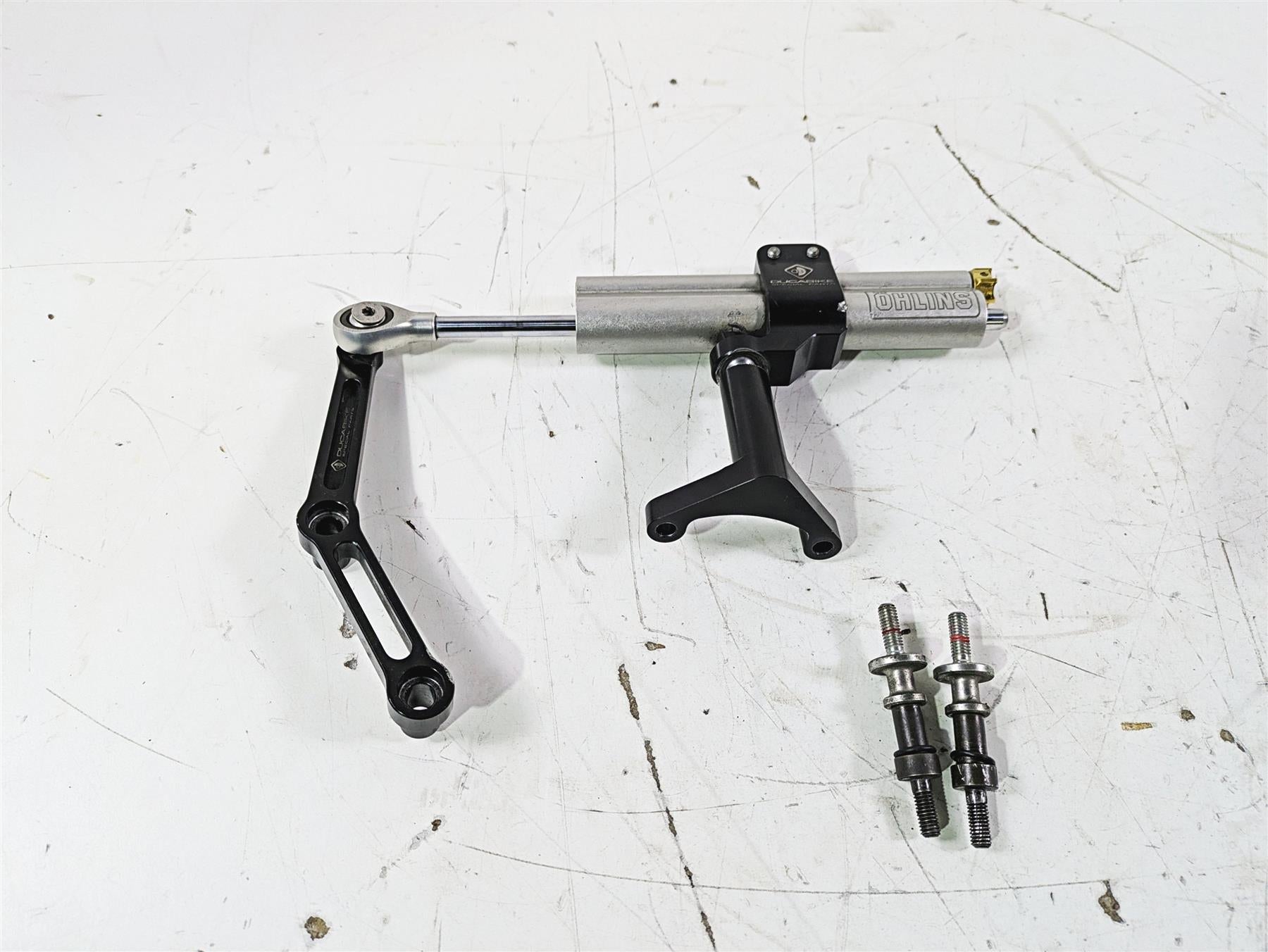 2017 Ducati Monster 1200 S Ohlins Steering Damper Stabilizer & Ducabike Mounts | Mototech271