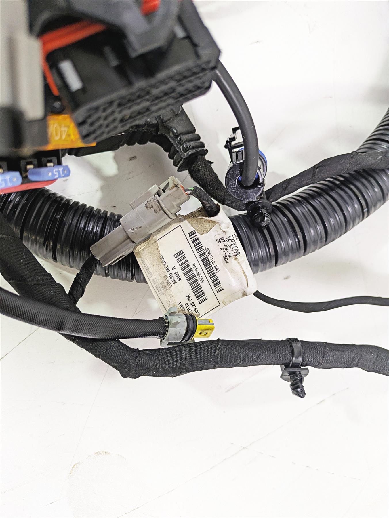 2015 Harley FXDL Dyna Low Rider Main Wiring Harness Loom - NO ABS 71072-12A {{ shop.shopifyCountryName }} - Mototech271