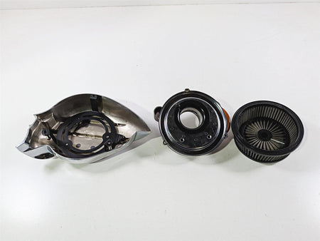 2005 Harley Softail FLSTFSE CVO Fat Boy Kuryakyn Chrome Skull Air Cleaner 950274-Mototech271
