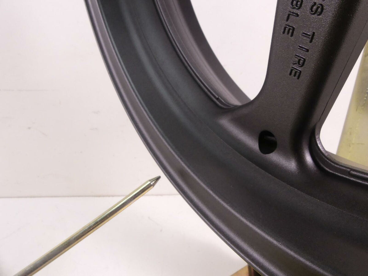 2012 Honda CBR600RR Front Straight Enkei Rim Wheel 17x 3.5 44650-MFJ-308 {{ shop.shopifyCountryName }} - Mototech271