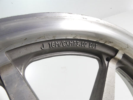 2007 Yamaha XVS1300 V-Star Straight Front Wheel Rim 16x3 5KS-25168-00-MA {{ shop.shopifyCountryName }} - Mototech271