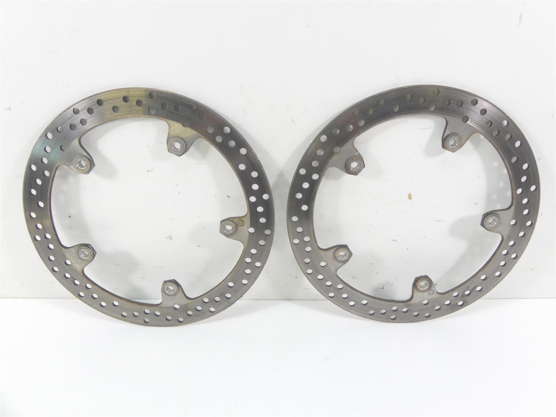 2016 BMW S1000XR K49 Front Brembo Brake Rotor Disc Set 320mm 34118526575 | Mototech271