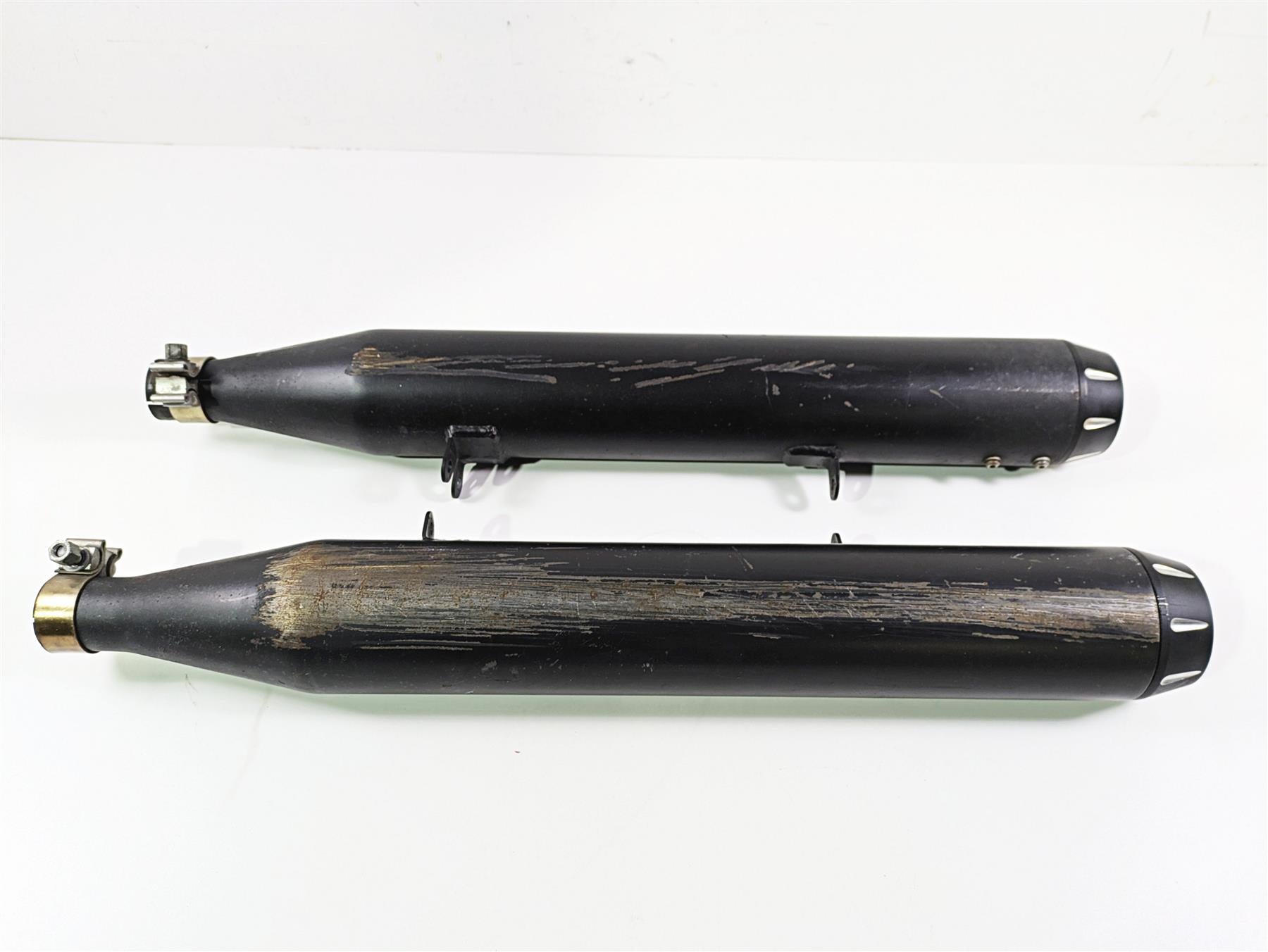 2012 Harley VRSCF Muscle V Rod Slip-On Exhaust Pipe Muffler Set | Mototech271