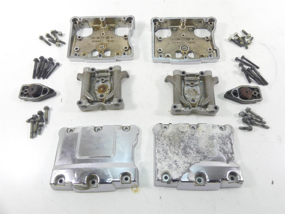 2002 Harley Softail FXSTDI Deuce Chrome Rocker Arm Box Cover Set 17543-99 {{ shop.shopifyCountryName }} - Mototech271