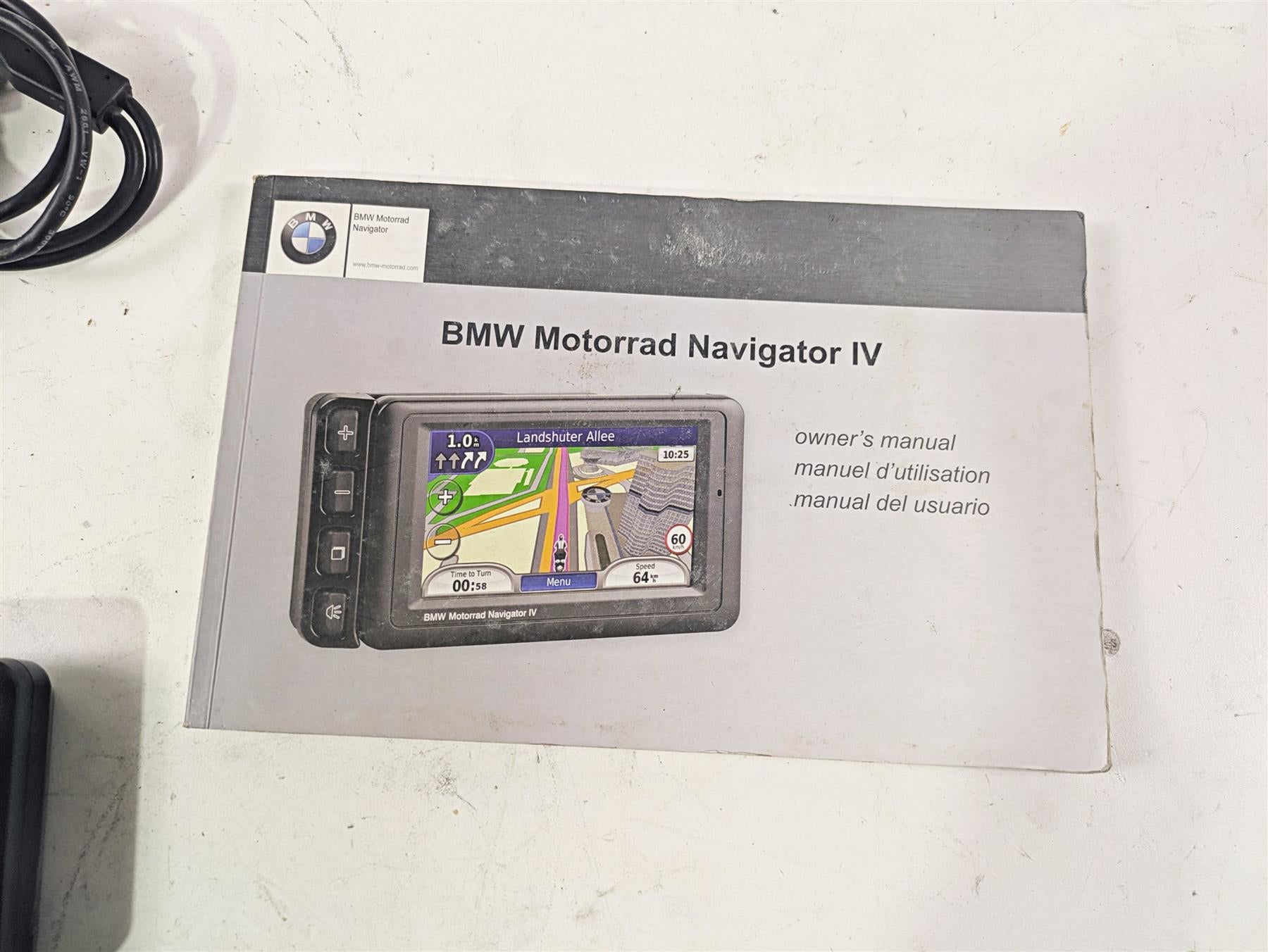 2010 BMW R1200GS K25 Motorrad Navigator IV 4 + Mount & Manual 77527721940 {{ shop.shopifyCountryName }} - Mototech271