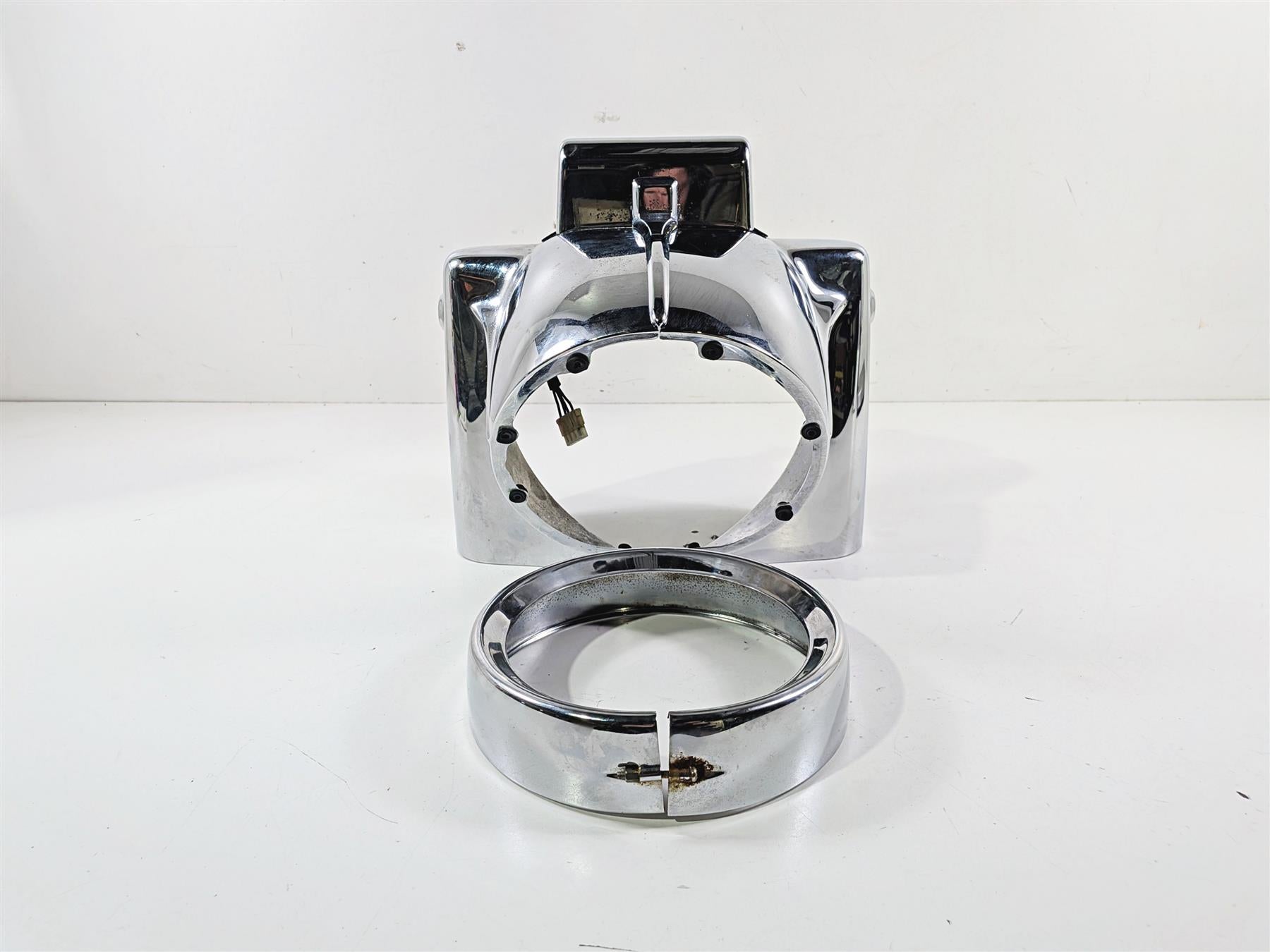 2000 Harley Touring FLHRCI Road King Headlight Cover Nacelle 67674-94 ...