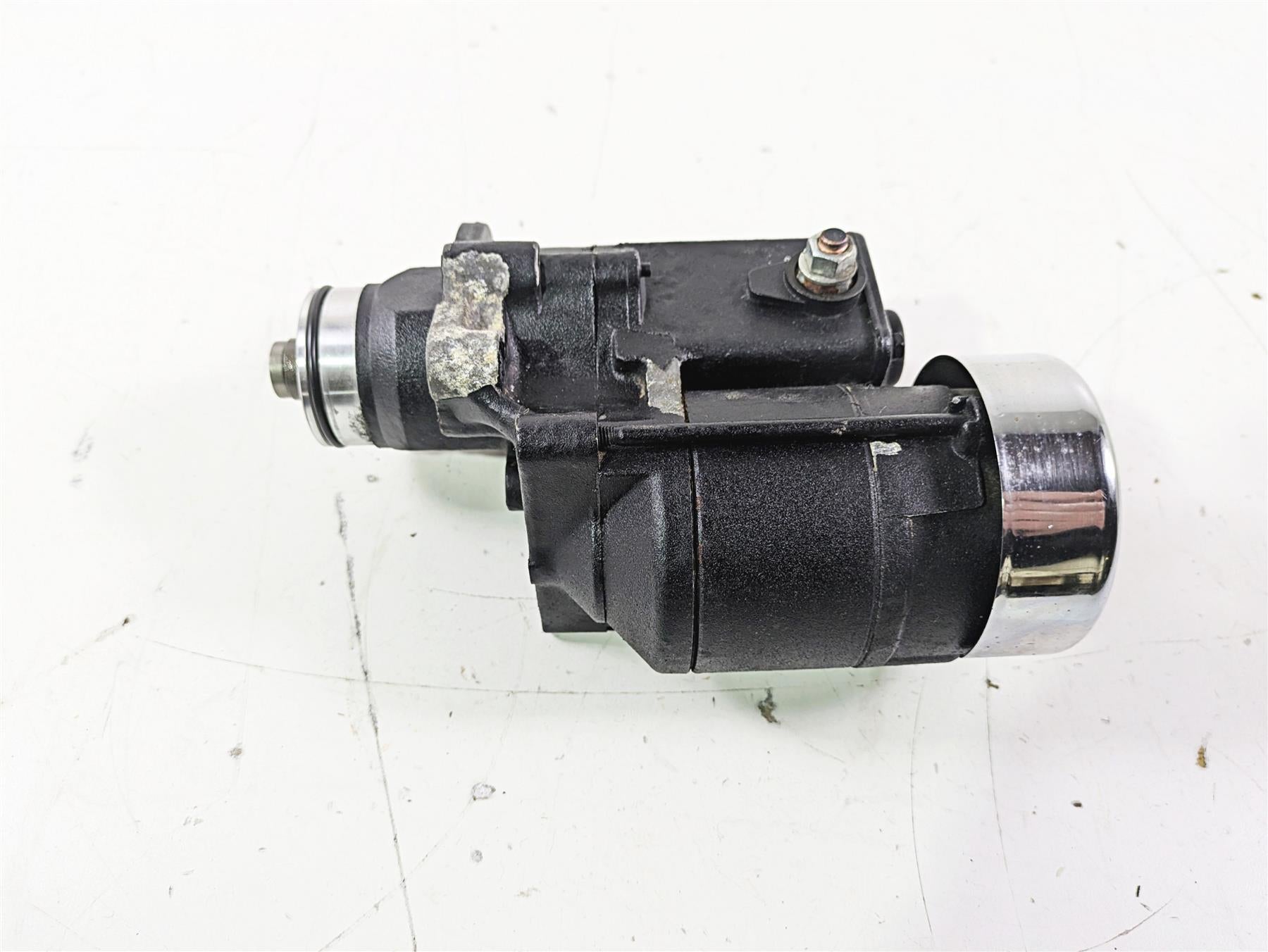 2007 Harley FXDWG Dyna Wide Glide Engine Starter Motor + Cover 31618-06A {{ shop.shopifyCountryName }} - Mototech271