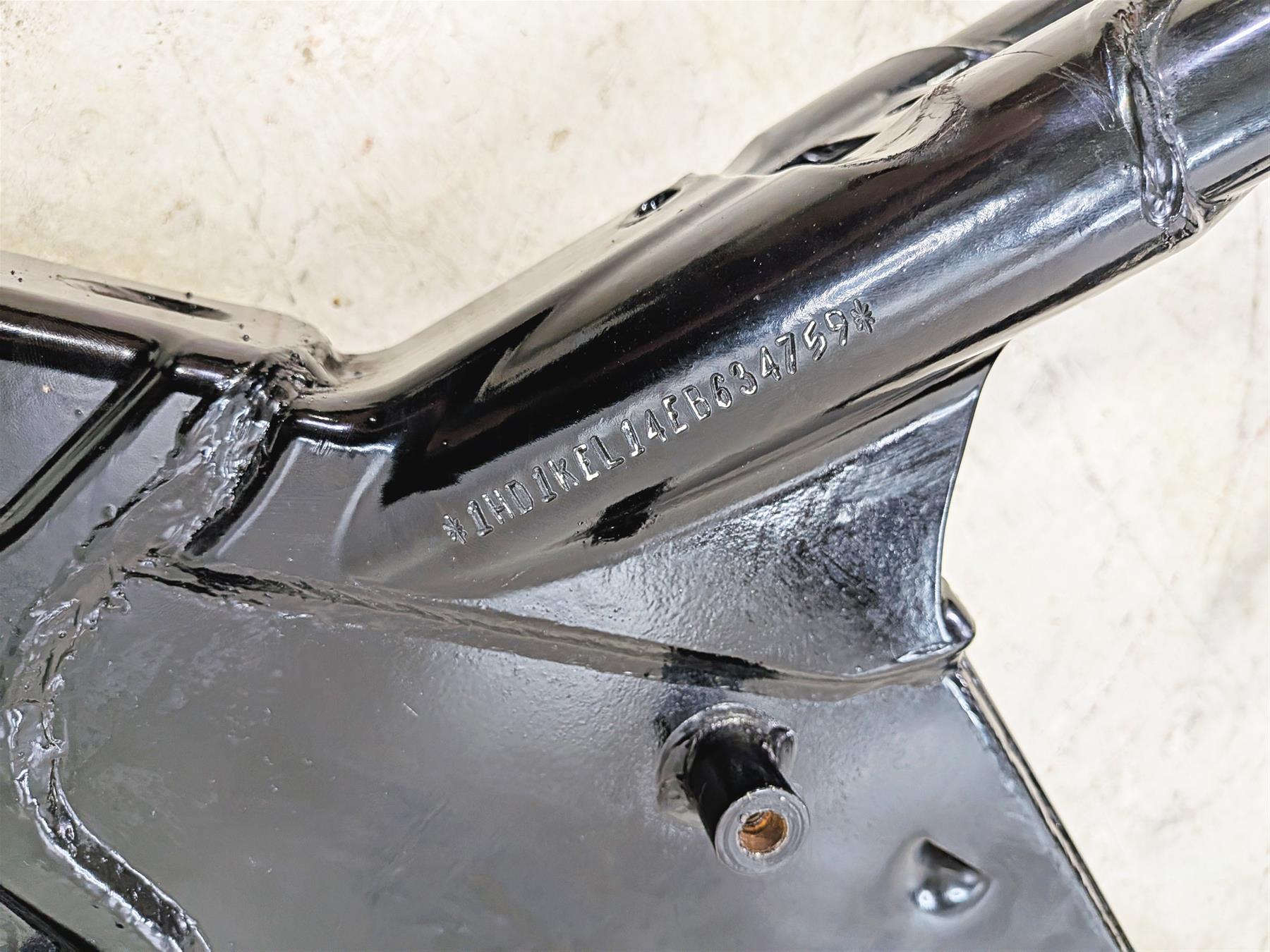 2014 Harley Touring FLHTK Electra Glide Straight Main Frame With Clear Texas Title 48079-09BHP-Mototech271