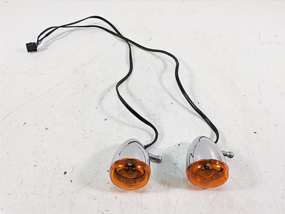 2007 Harley Sportster XL1200 C Front Turn Signal Blinker Set 68972-00 {{ shop.shopifyCountryName }} - Mototech271