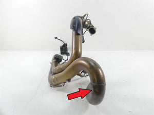 2015 Ducati Diavel Carbon Red Oem Exhaust Header Manifold & Servo Set 57112751B