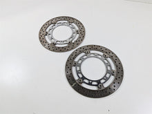 Load image into Gallery viewer, 2008 Yamaha XV1900 Roadliner S Front Brake Rotor Disc Set 1D7-2581T-00-00
