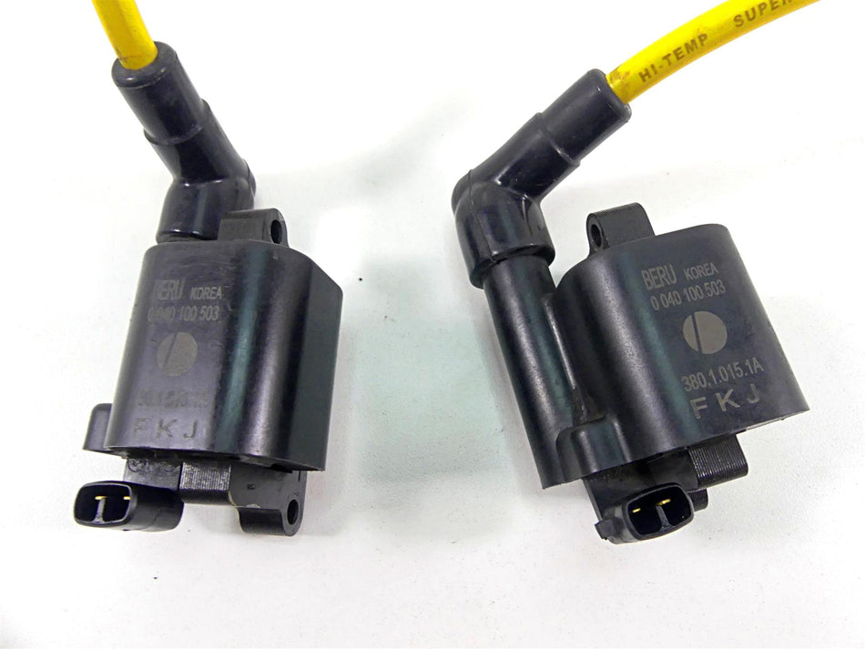 2012 Ducati Monster 1100 EVO Beru Ignition Coil Wires Plugs Set 38010151A {{ shop.shopifyCountryName }} - Mototech271