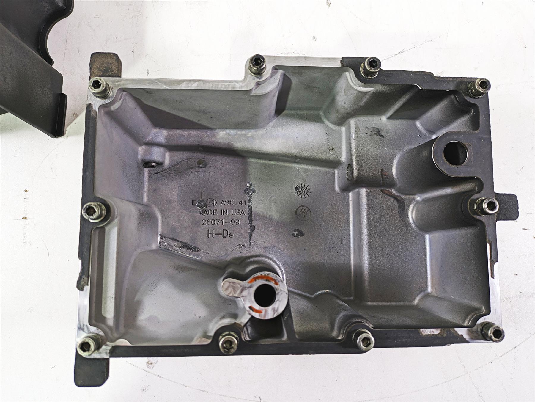 1999 Harley Dyna FXDL Low Rider Transmission Oil Pan Lower Cover 26071-99 {{ shop.shopifyCountryName }} - Mototech271
