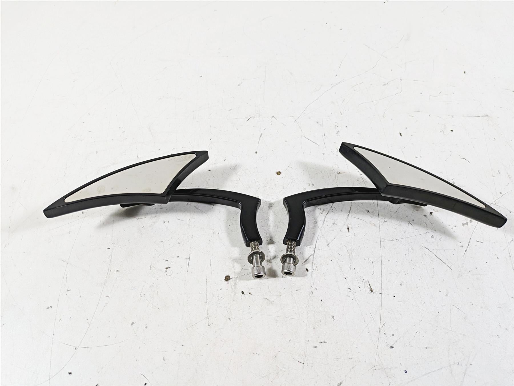 2015 Harley Touring FLHXS Street Glide Black Blade Rear View Mirror Set