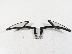 2015 Harley Touring FLHXS Street Glide Black Blade Rear View Mirror Set