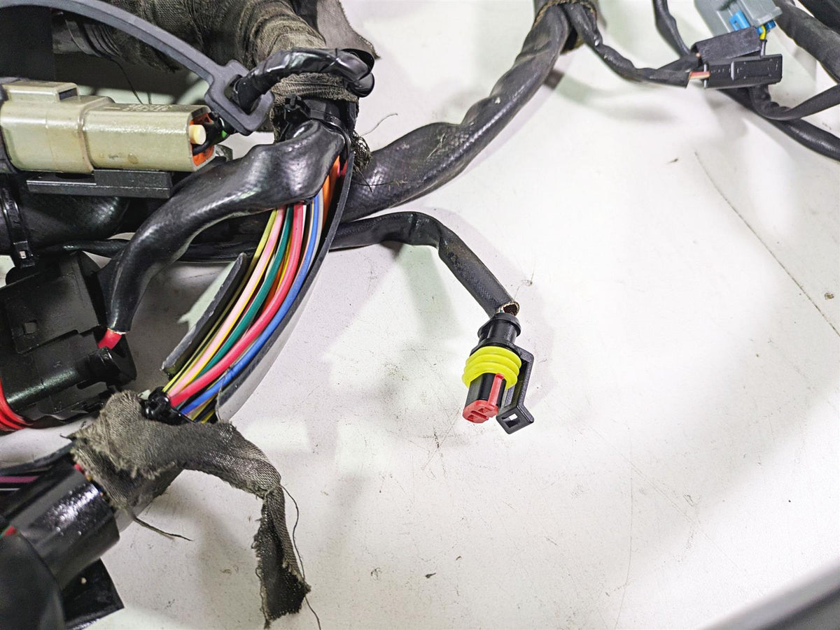 2009 Harley FXCWC Softail Rocker Main Wiring Harness Loom - No Cuts 70452-08 {{ shop.shopifyCountryName }} - Mototech271