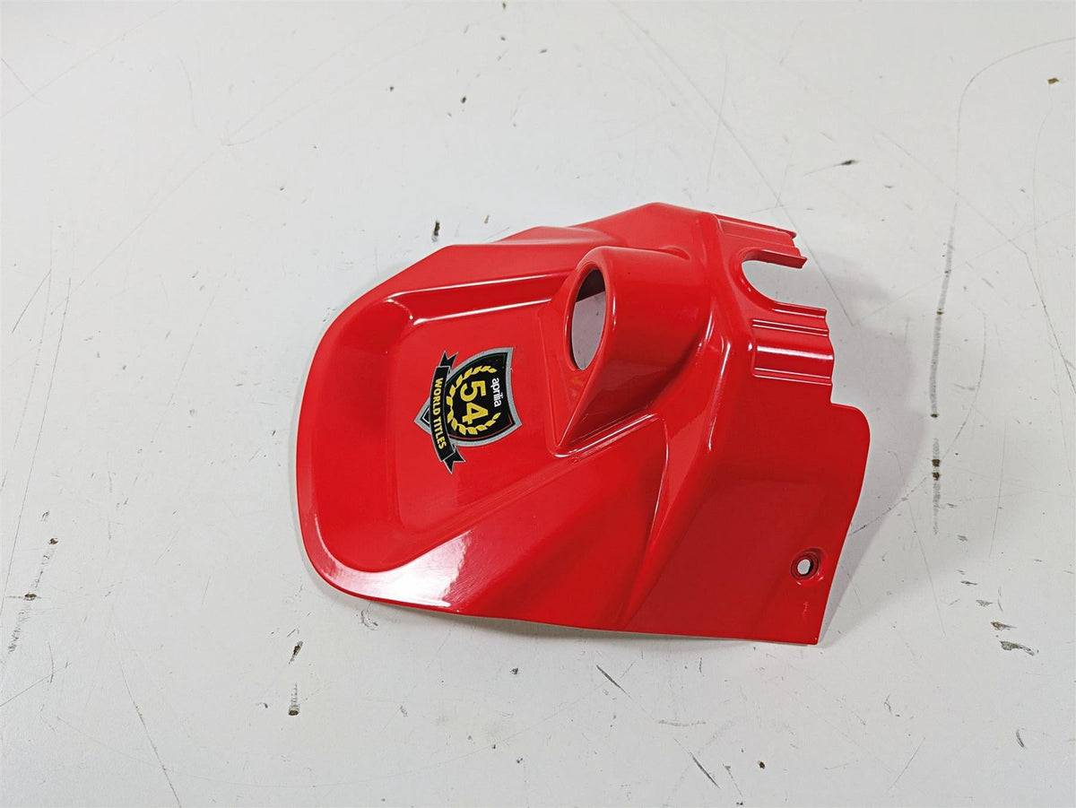 2021 Aprilia RS660 Upper Tank Red Ignition Switch Cover Fairing 2B006630 {{ shop.shopifyCountryName }} - Mototech271