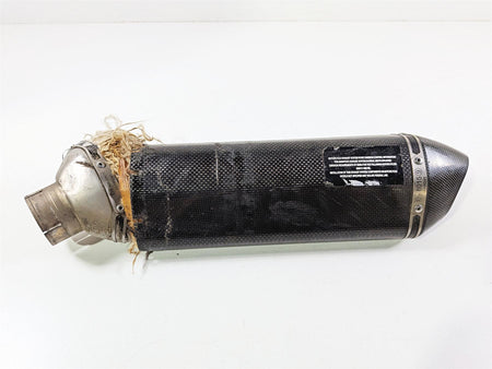 2016 BMW S1000RR K46 Damaged Akrapovic Carbon Fiber Exhaust Pipe Muffler M-HR045-Mototech271