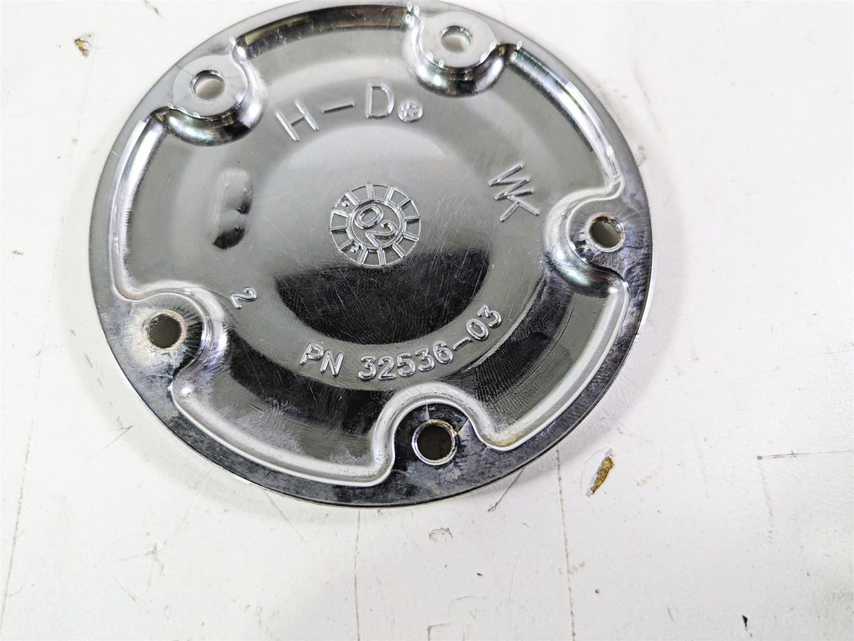 2003 Harley Softail FXSTDI Deuce 100th Chrome Timing Cover 32536-03 {{ shop.shopifyCountryName }} - Mototech271