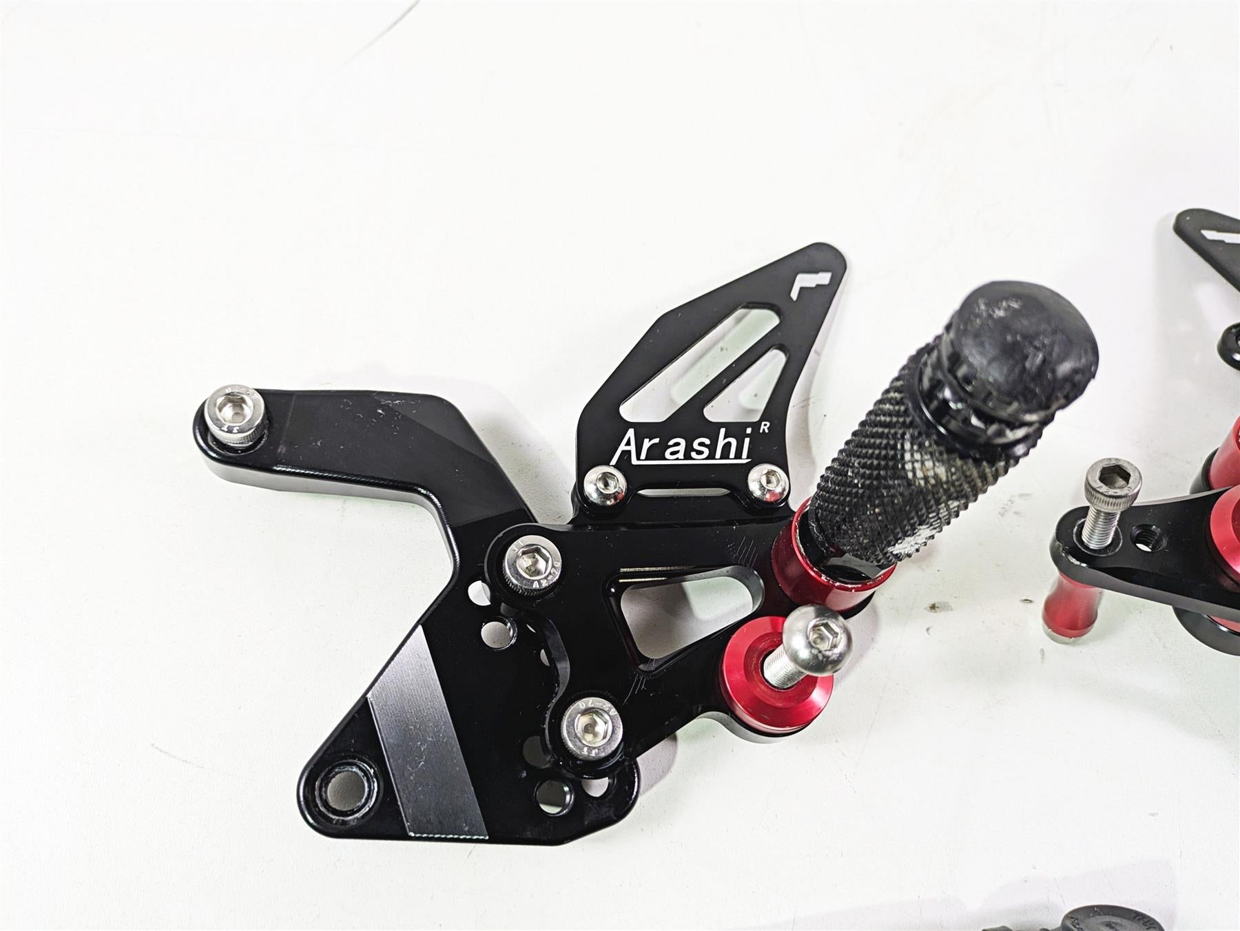 2021 Kawasaki Z900 ZR900 Arashi Rearset Foot Peg Lever Set M528-B074-BLK {{ shop.shopifyCountryName }} - Mototech271