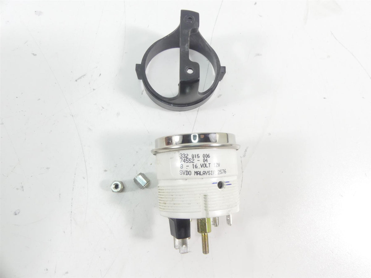 2007 Harley Touring FLHTCU SE CVO Electra Glide Volt Meter Gauge 74552-04A {{ shop.shopifyCountryName }} - Mototech271