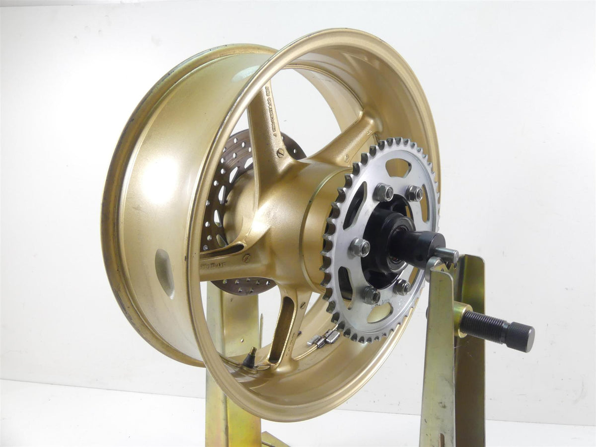 2008 Yamaha FZ1 Fazer Straight Golden Rear Wheel Rim 17x6 5VY-25338-00-8L {{ shop.shopifyCountryName }} - Mototech271