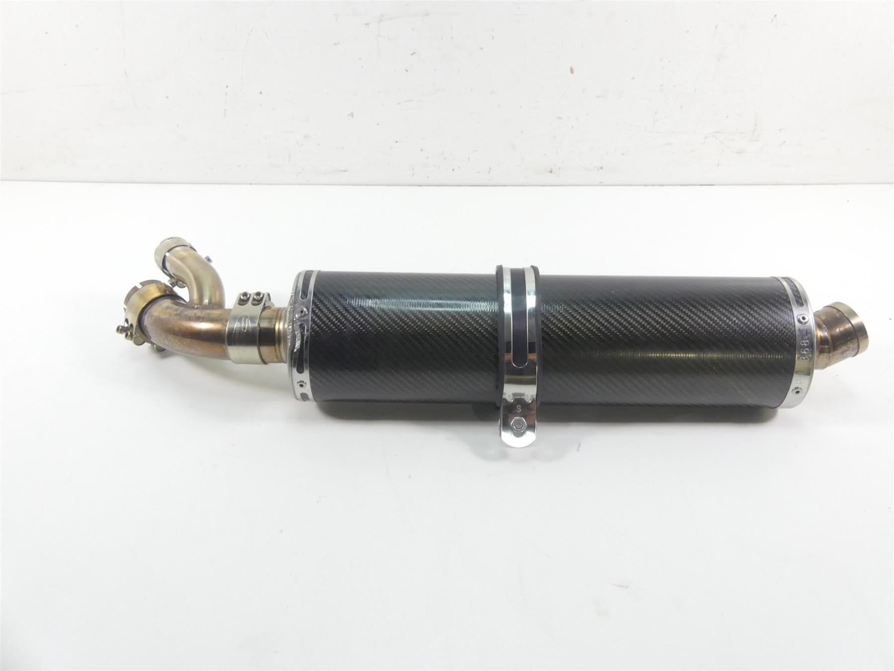 2016 BMW S1000XR K49 Delkevic Oval Carbon Fiber 450mm Exhaust Muffler PR1868 {{ shop.shopifyCountryName }} - Mototech271