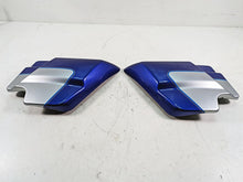 Load image into Gallery viewer, 2010 Harley Touring FLHTCU Electra Glide Side Covers Flame Blue Pearl 66048-09A
