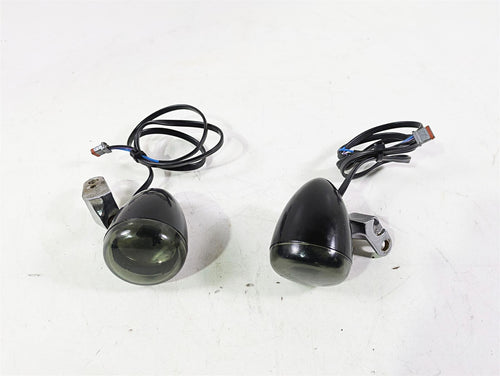 2018 Harley FXBR Softail Breakout Front Blinker Turn Signal Set -Read 67800523 | Mototech271