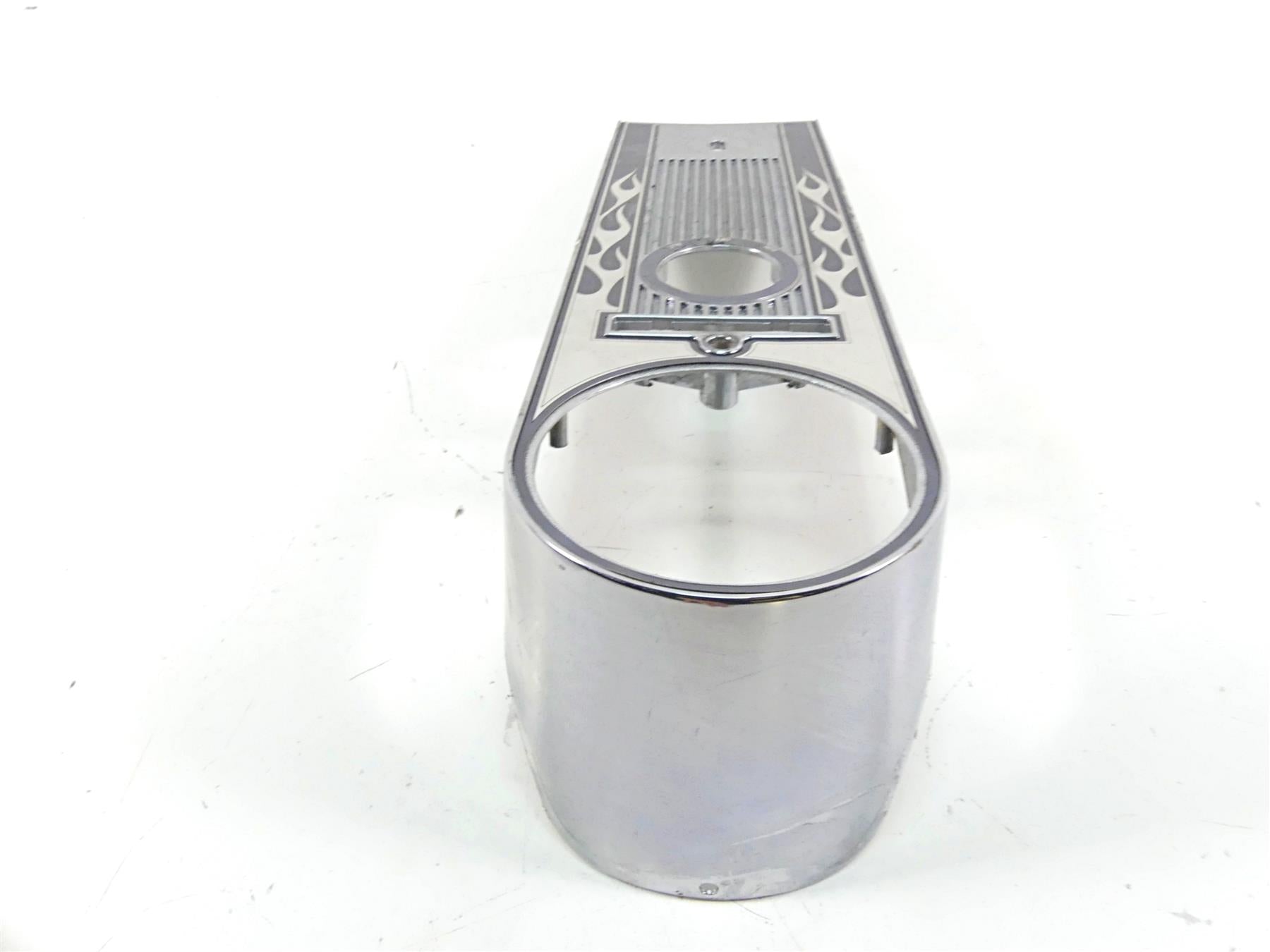2007 Harley Touring FLHRC Road King Fuel Tank Dash Console Flames 60960-99 {{ shop.shopifyCountryName }} - Mototech271