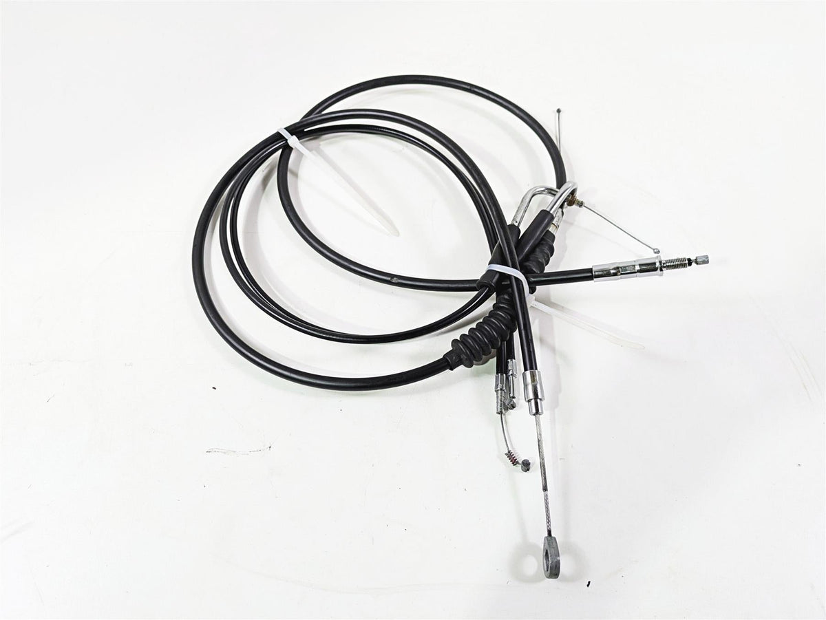 2011 Harley FXDC Dyna Super Glide 12" Extended Throttle Clutch Cable Set {{ shop.shopifyCountryName }} - Mototech271
