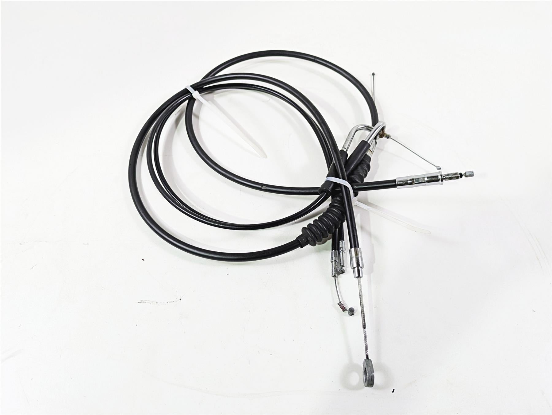 2011 Harley FXDC Dyna Super Glide 12" Extended Throttle Clutch Cable Set {{ shop.shopifyCountryName }} - Mototech271