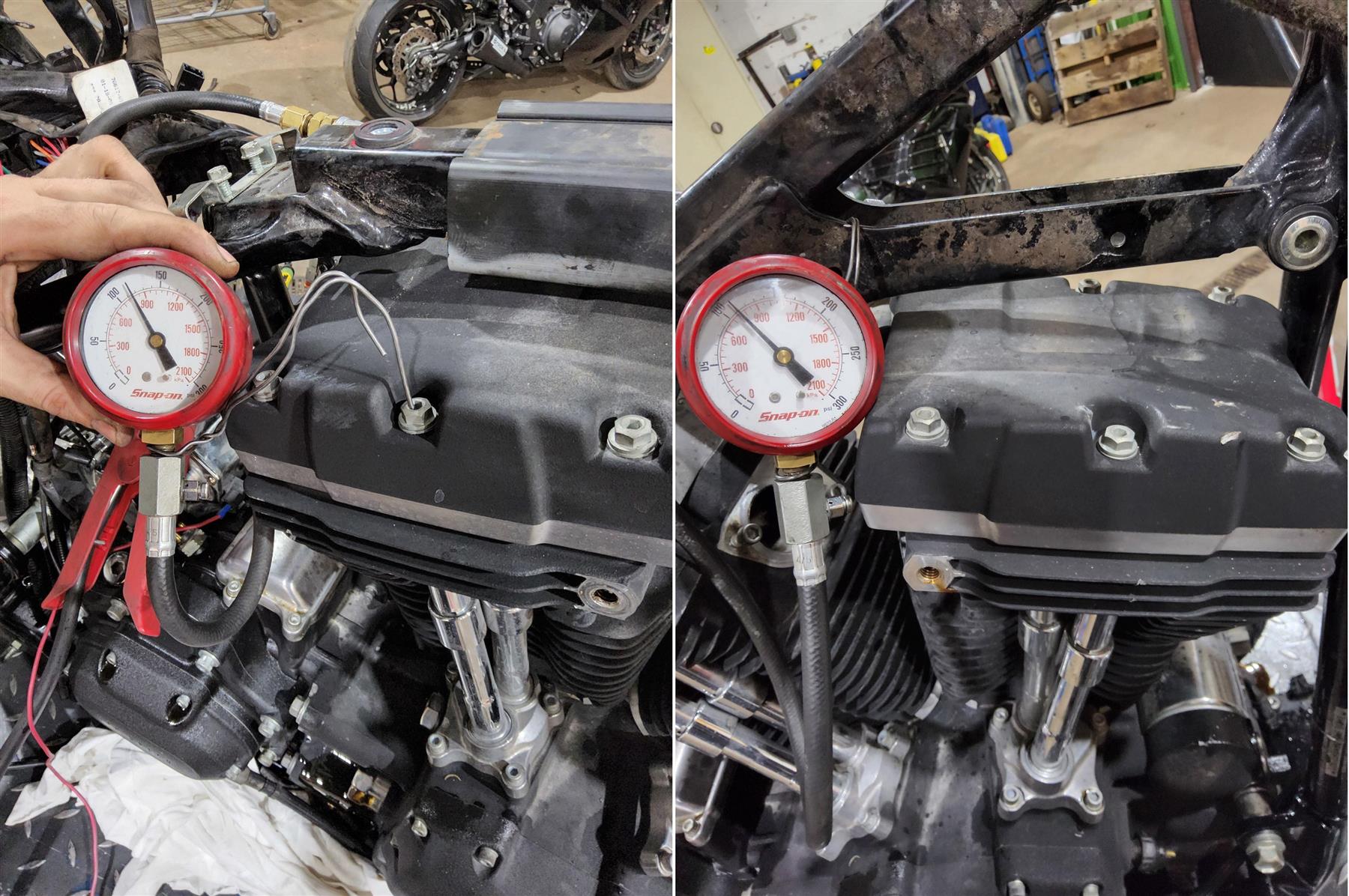 2008 Harley Softail FLSTSB Cross Bones 96ci Engine Motor 22K - Video 19643-11C {{ shop.shopifyCountryName }} - Mototech271