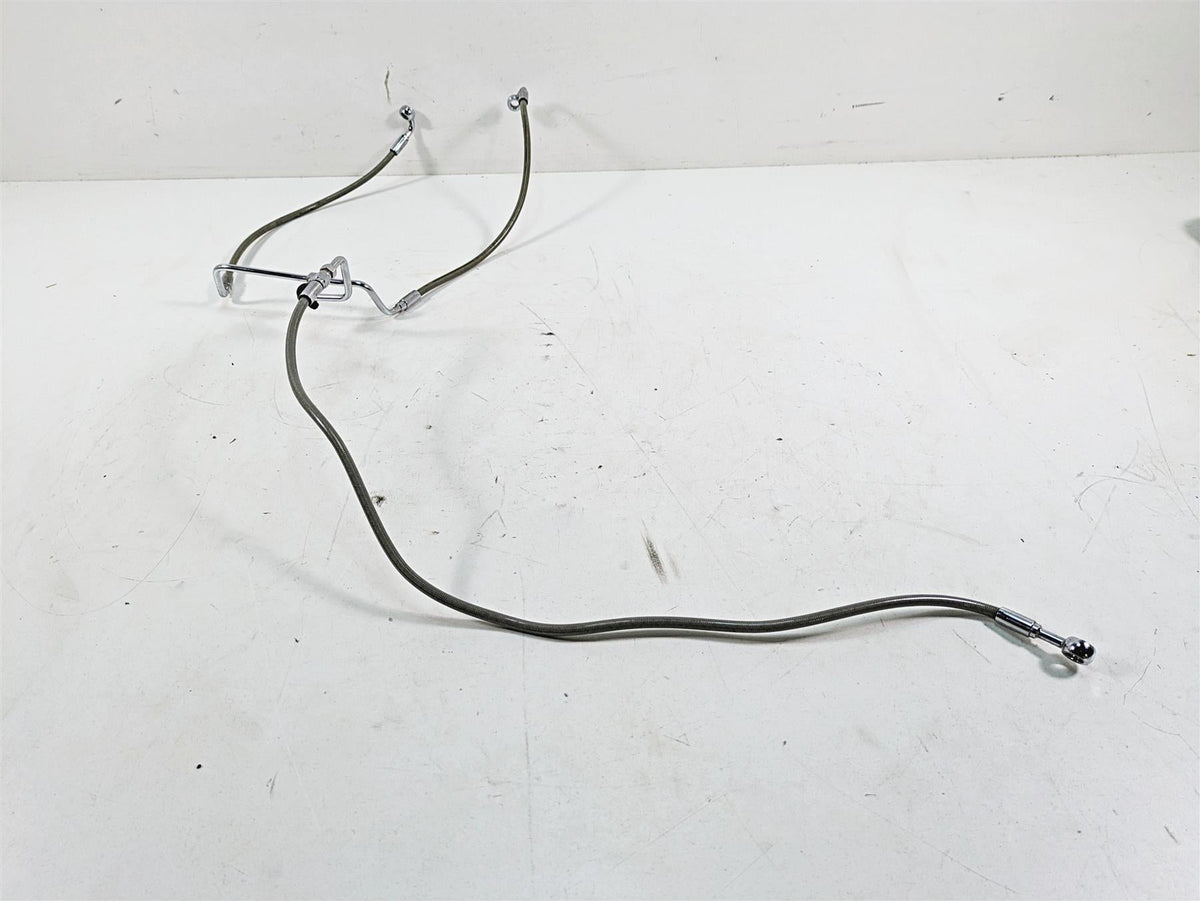 2019 Harley Touring FLHX Street Glide Non Abs Front Brake Line Approx 6" Longer {{ shop.shopifyCountryName }} - Mototech271