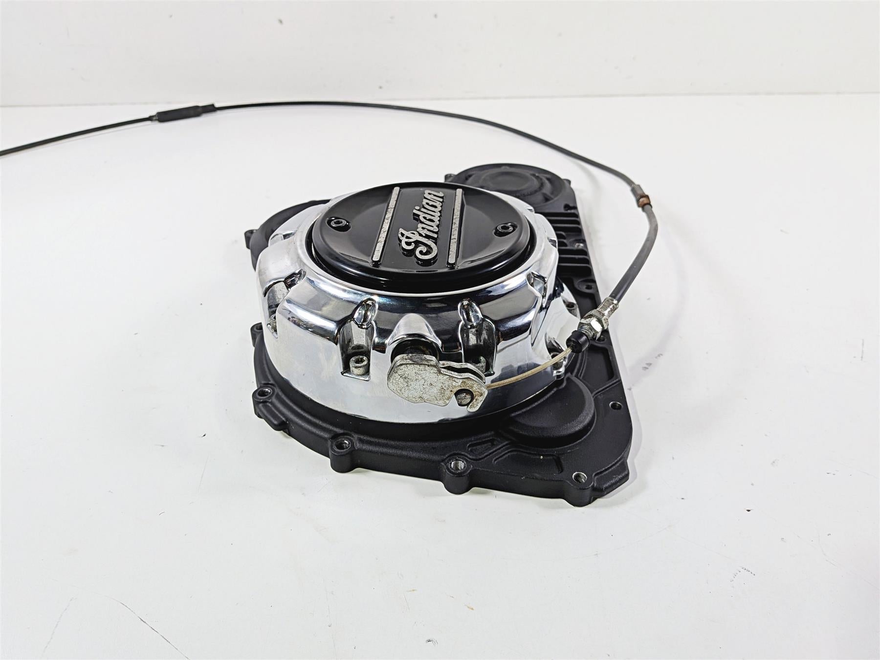 2021 Indian Scout 1200 Engine Side Chrome Clutch Cover 5632943 5143238 {{ shop.shopifyCountryName }} - Mototech271