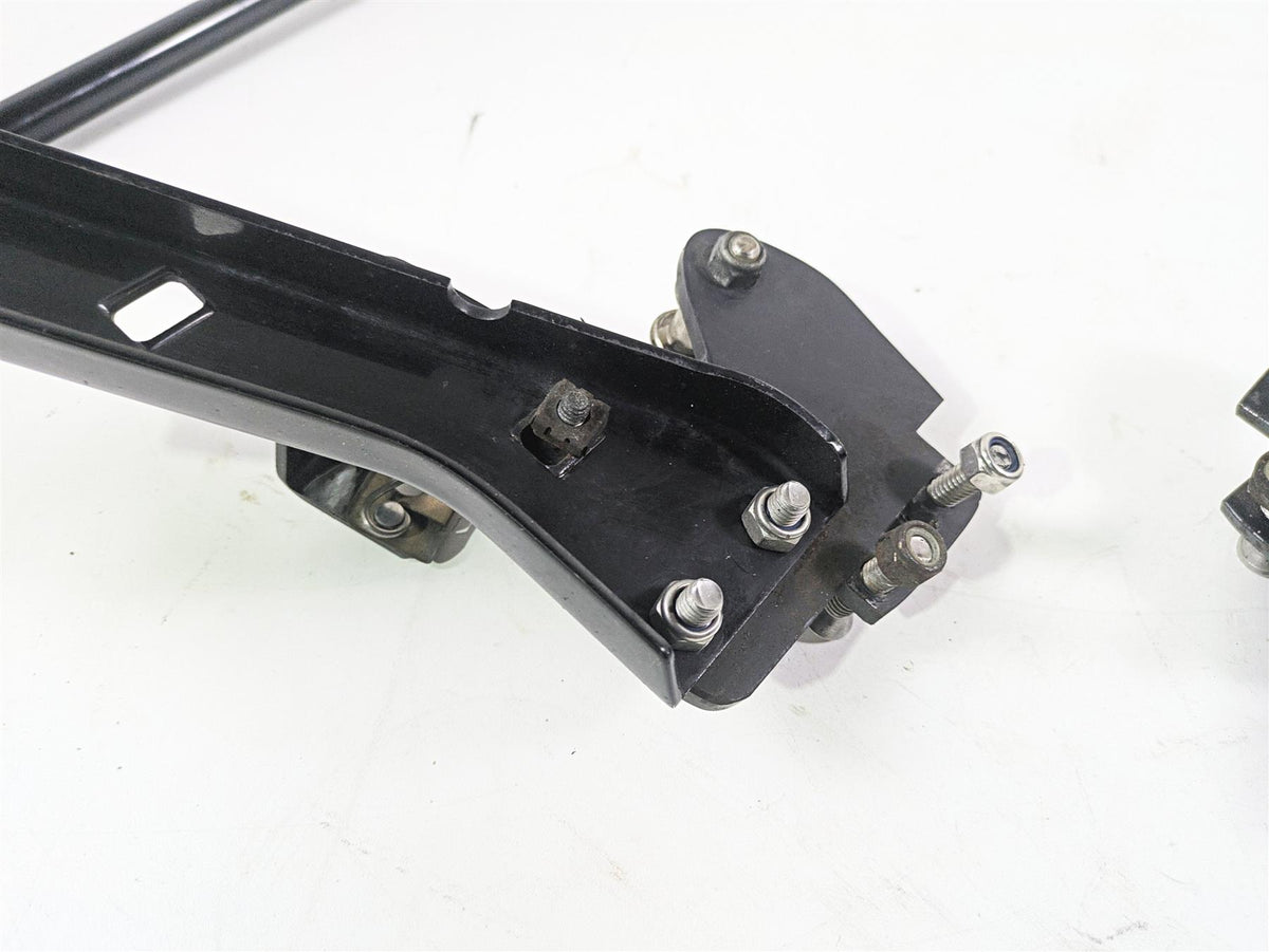 2001 Harley Touring FLHX Street Glide Rear Black Saddle Bag Rack Support Set {{ shop.shopifyCountryName }} - Mototech271