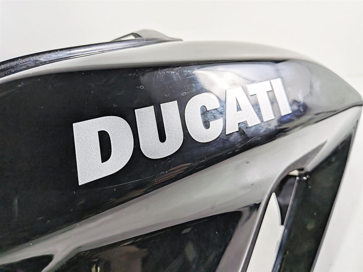 2009 Ducati Hypermotard 1100 S Black Right Tank Fairing Cover Cowl 48012501A-Mototech271