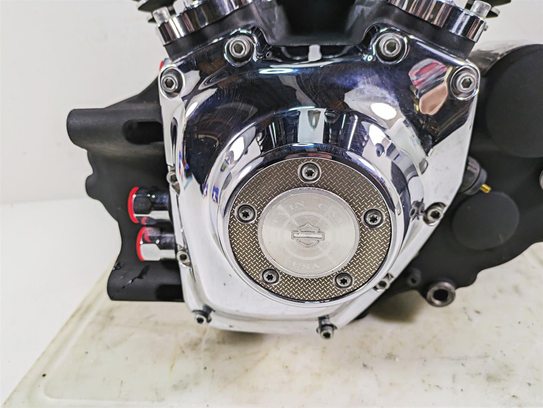 2009 Harley FXCWC Softail Rocker C Running 96ci B-Engine Motor 26k -Vid 19613-09 {{ shop.shopifyCountryName }} - Mototech271