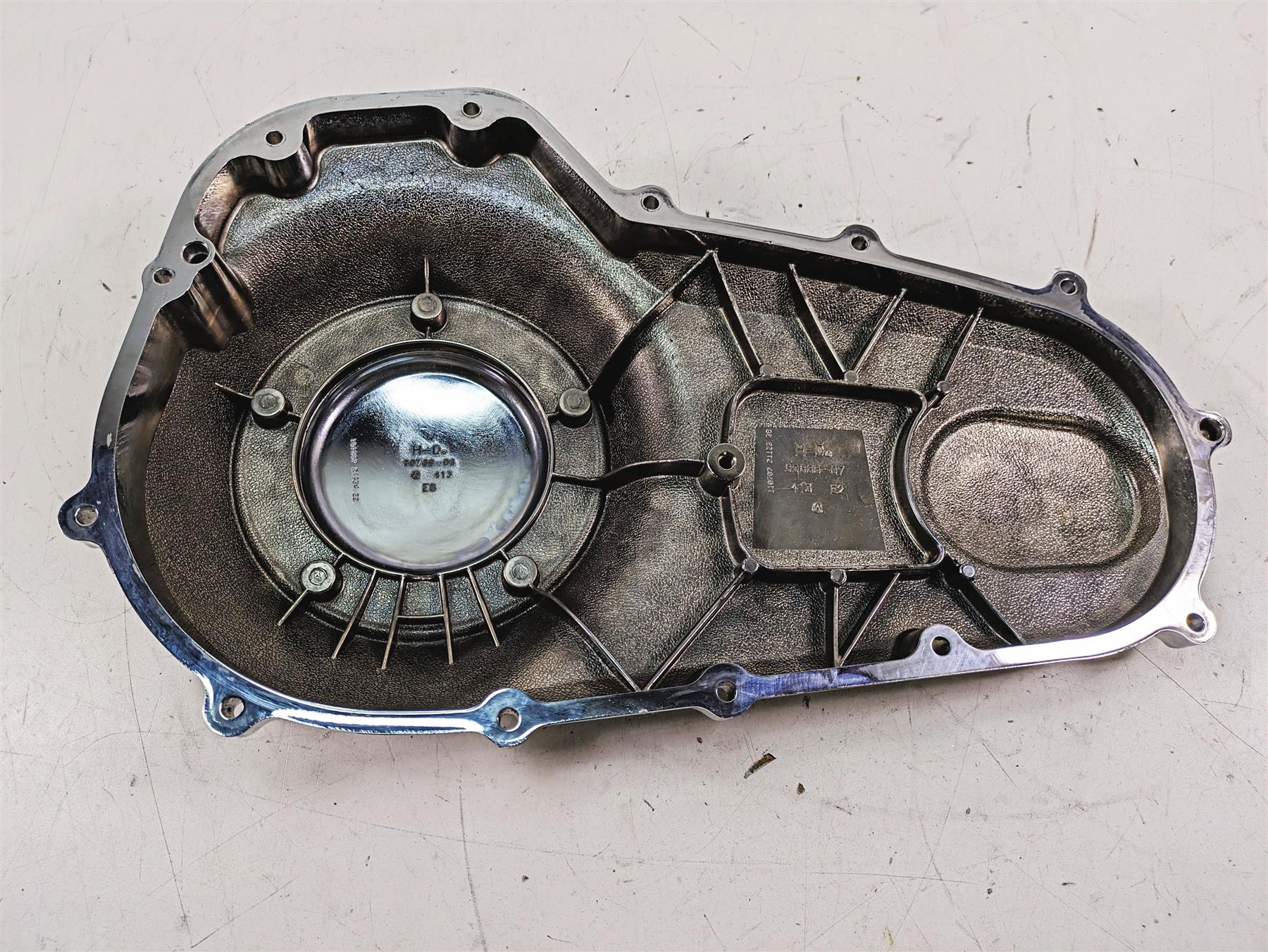 2008 Harley FLHTCU Electra Glide Outer Primary Drive Clutch Cover 60685-07 {{ shop.shopifyCountryName }} - Mototech271
