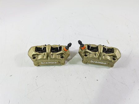 2016 BMW S1000RR K46 Golden Brembo Front Brake Calipers 100mm 34117714784 {{ shop.shopifyCountryName }} - Mototech271