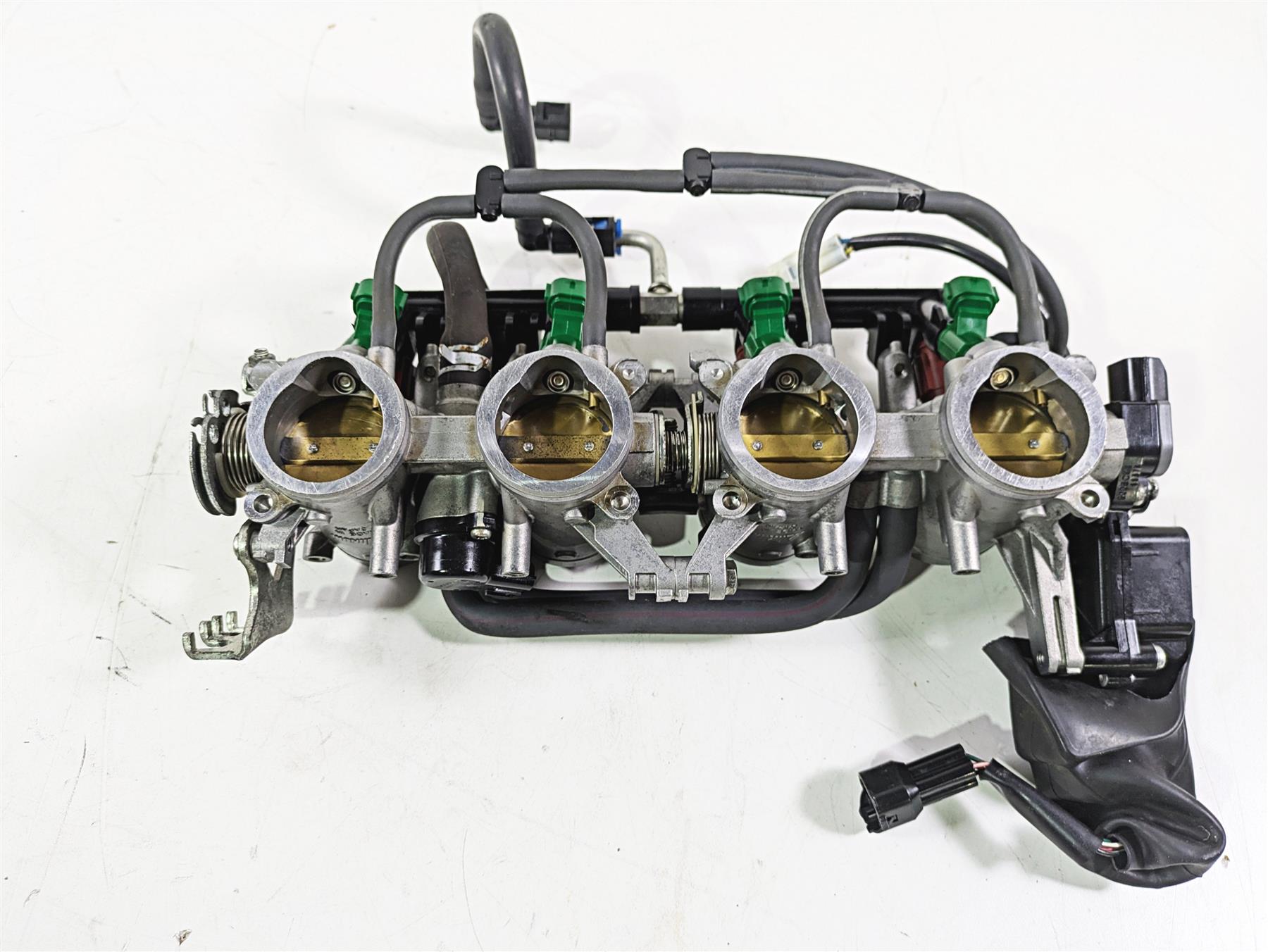 2008 Suzuki GSXR600 Mikuni Throttle Bodies Body Set 14K Tested 3406-37H01 {{ shop.shopifyCountryName }} - Mototech271