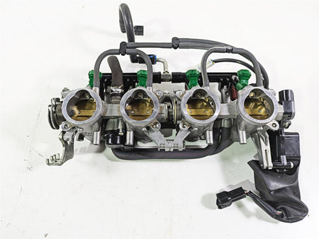 2008 Suzuki GSXR600 Mikuni Throttle Bodies Body Set 14K Tested 3406-37H01 {{ shop.shopifyCountryName }} - Mototech271