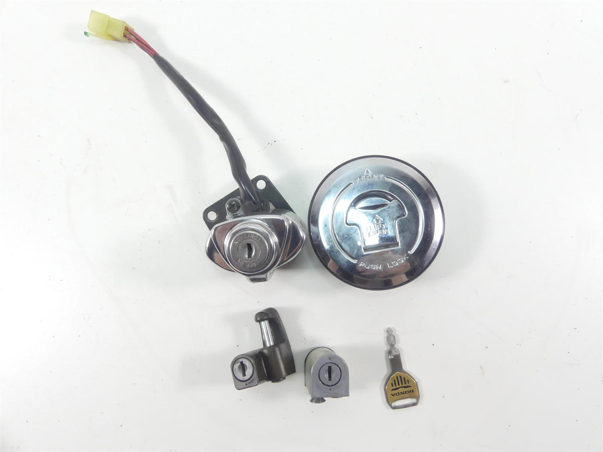 2002 Honda VTX1800 C Ignition Switch Gas Cap Key Lock Set 35100-MCH-000 {{ shop.shopifyCountryName }} - Mototech271
