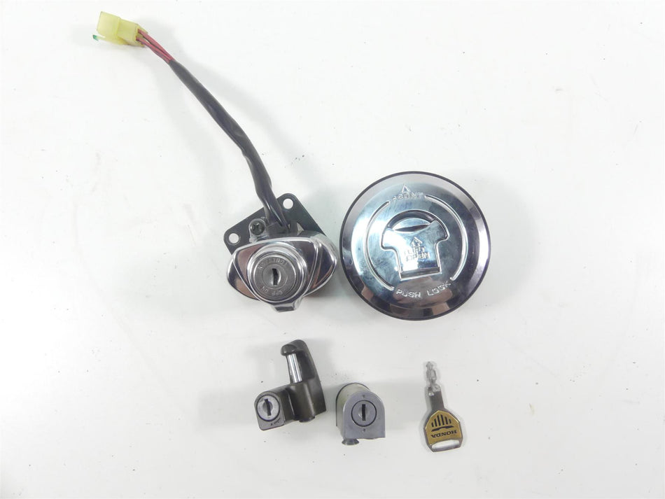 2002 Honda VTX1800 C Ignition Switch Gas Cap Key Lock Set 35100-MCH-000 {{ shop.shopifyCountryName }} - Mototech271