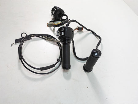 2006 Harley Sportster XL1200 Hand Control Switch + Chrome Button Set 71597-96B {{ shop.shopifyCountryName }} - Mototech271