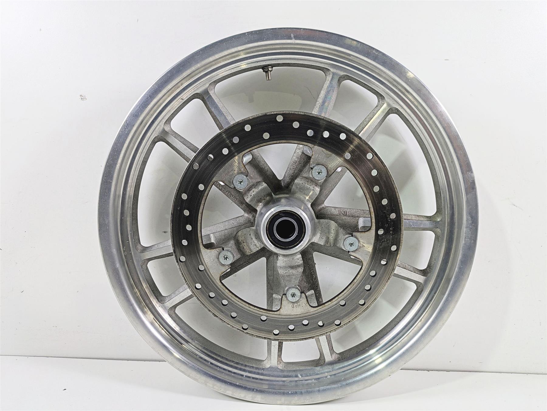 2009 Harley FXDC Dyna Super Glide Straight 19x2.5 Front Wheel Mag Rim 43655-08